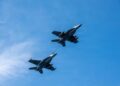 Two Navy Growlers Collide at Idaho Air Show- Four Crew Eject Safely