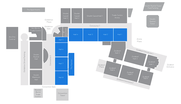 Exhibition Floor Plan, World Cyber Summit 2026