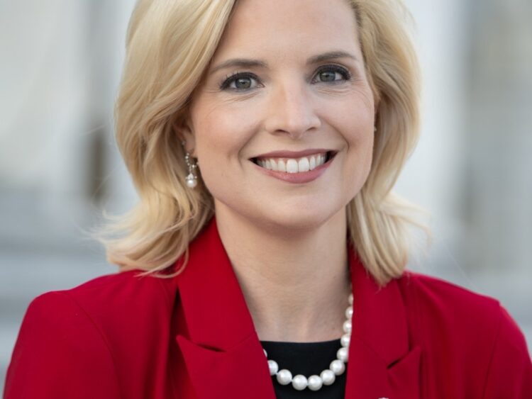 Official portrait of Ashley Hinson, Republican candidate in Iowa's 2026 U.S. Senate race.