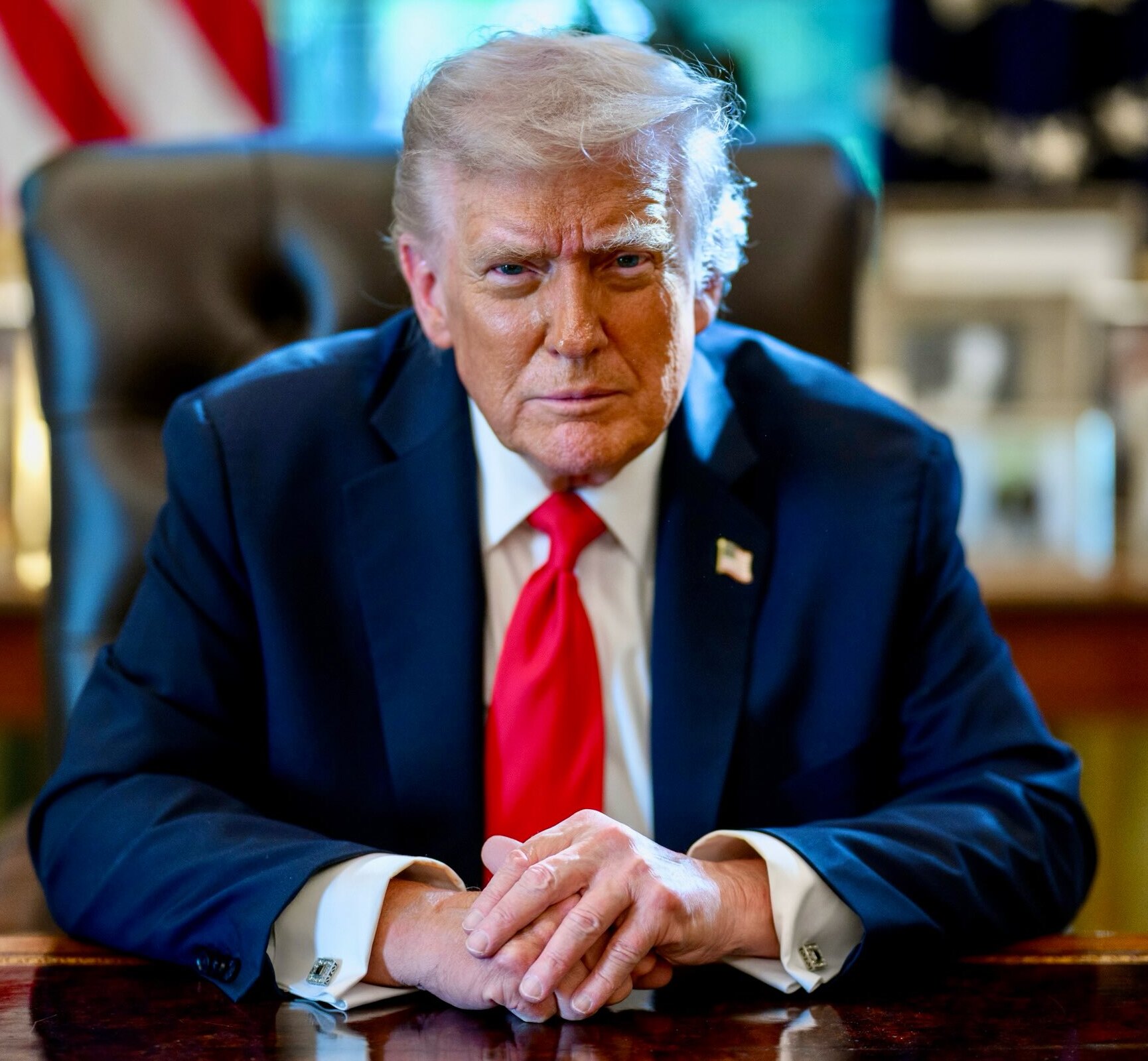 US President Donald Trump in an official 2026 portrait, associated with the agreement to restart Russian diesel exports