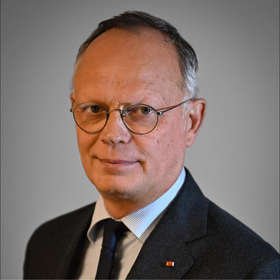 Portrait of Edouard Philippe, former French prime minister, taken in November 2024.