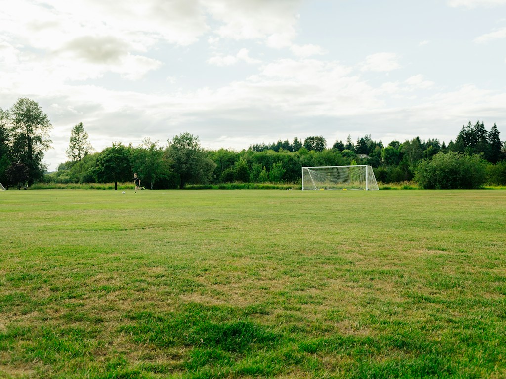 Football goal and pitch, a general sports image accompanying the match report.