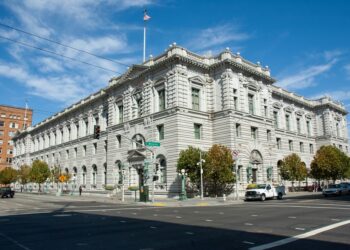Exterior of the U.S. Court of Appeals for the Ninth Circuit courthouse in San Francisco.