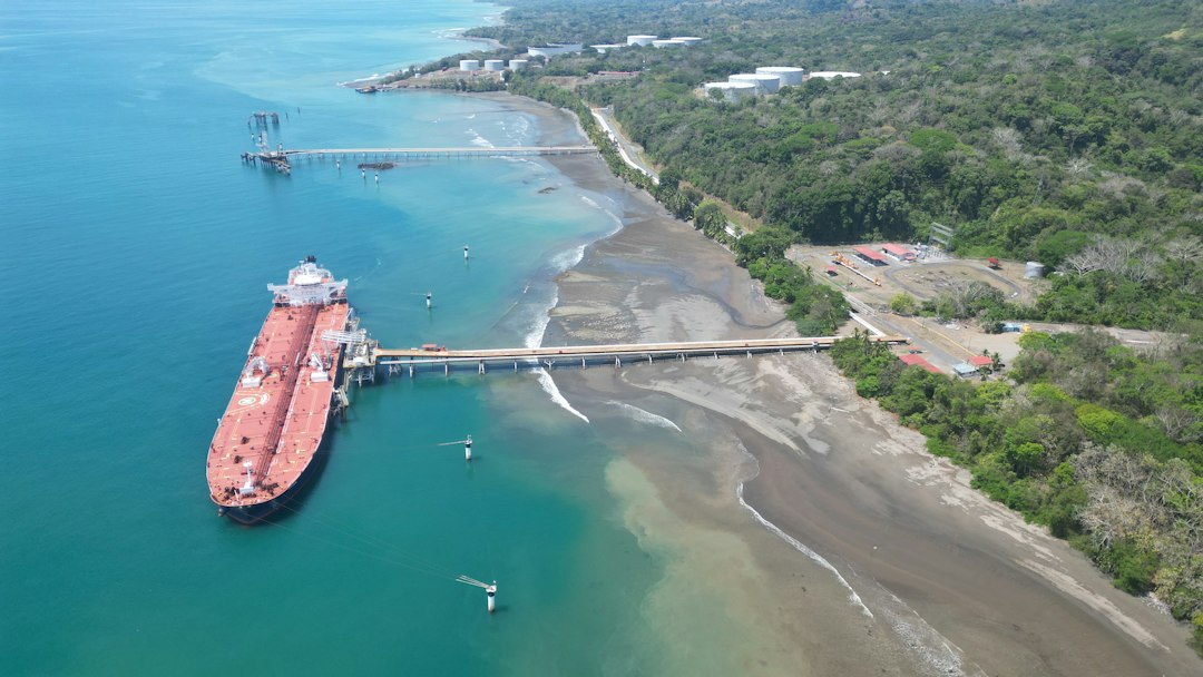 Oil tanker at a port, illustrating the energy trade at the centre of the Russian diesel dispute.
