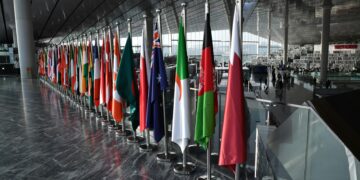 National flags displayed together, used as an illustrative image for UAE-Saudi regional solidarity.