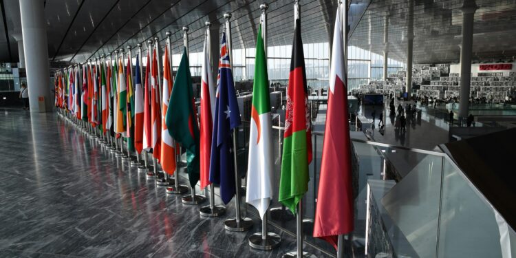 National flags displayed together, used as an illustrative image for UAE-Saudi regional solidarity.
