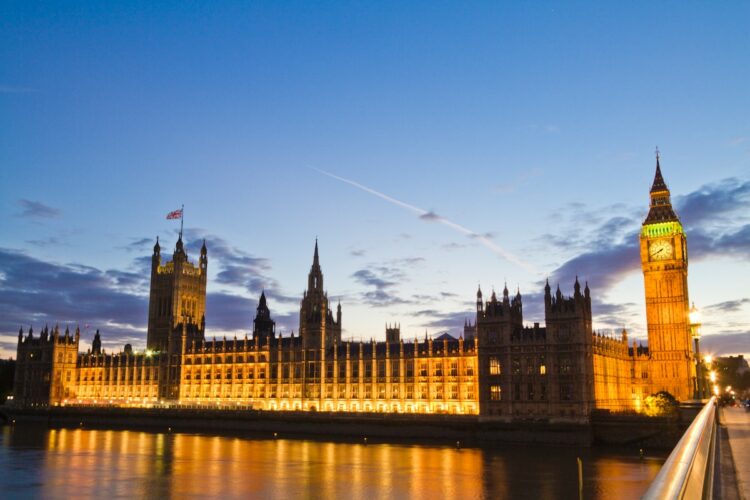 The UK Parliament at Westminster.